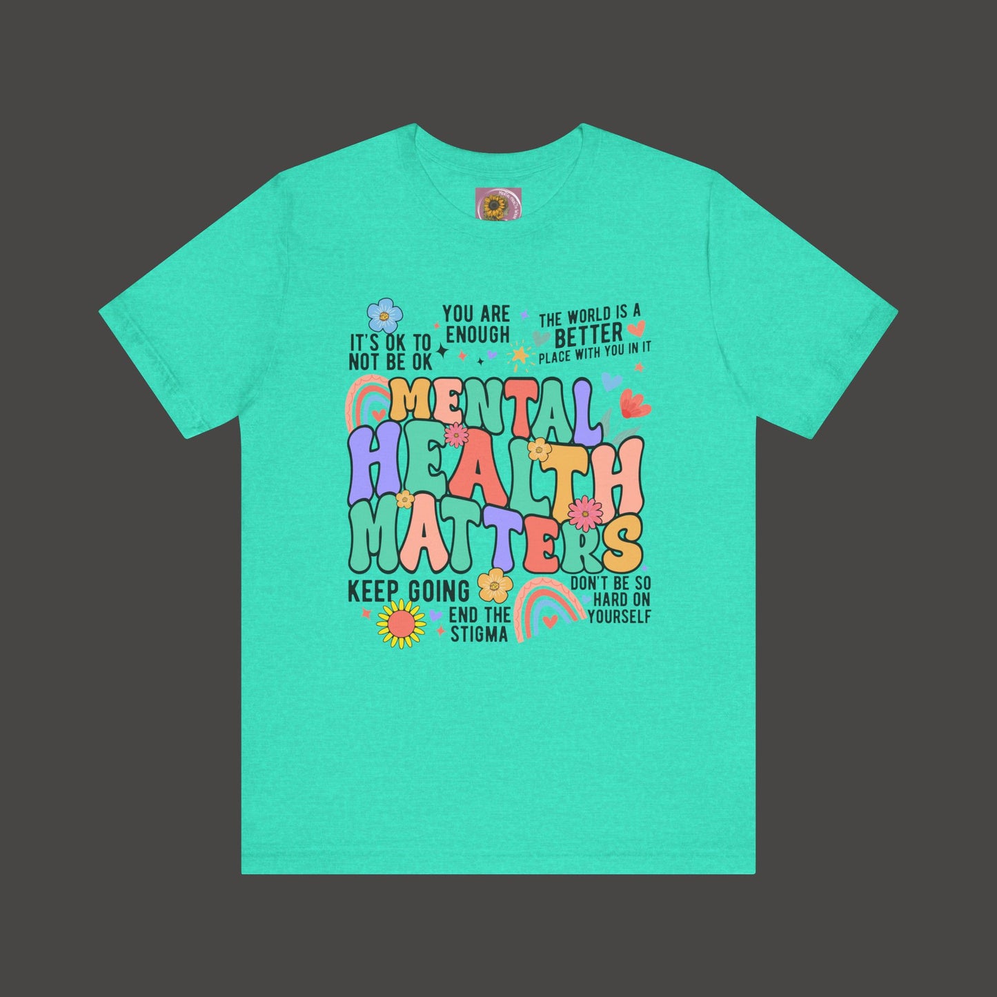 Retro Mental Health Matters Tee - Mental Health Wear TN