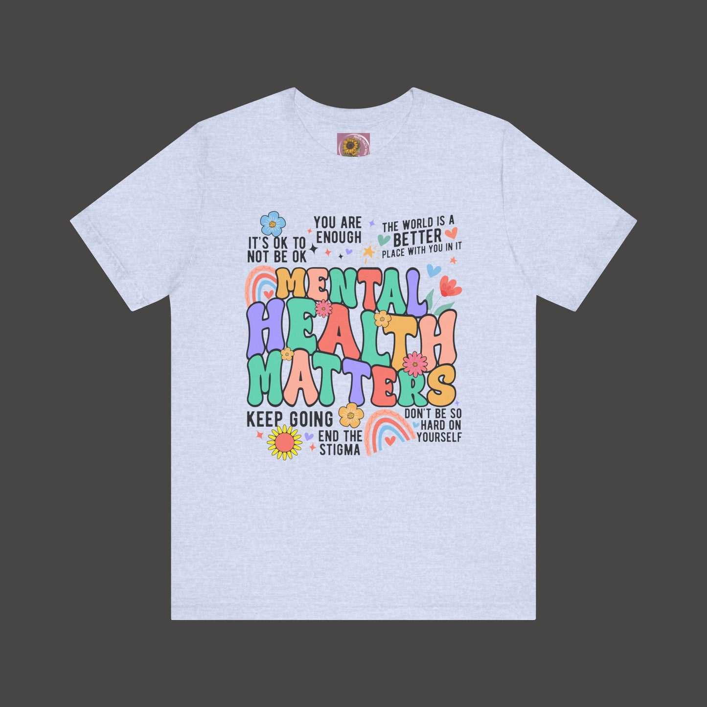 Retro Mental Health Matters Tee - Mental Health Wear TN