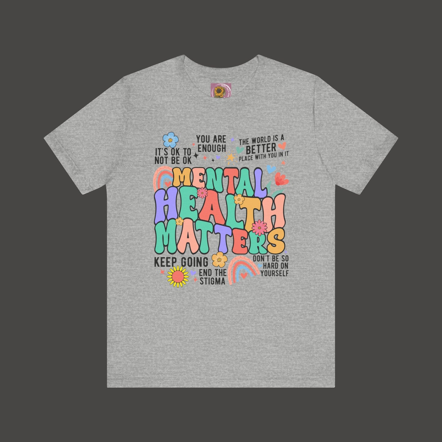 Retro Mental Health Matters Tee - Mental Health Wear TN