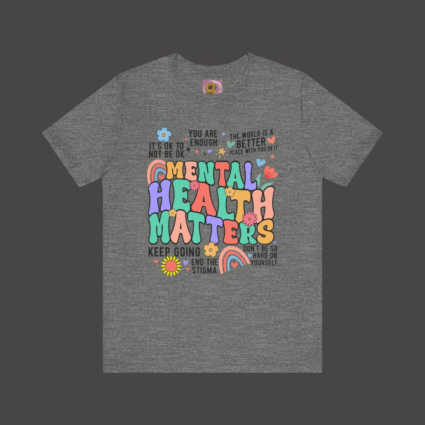 Retro Mental Health Matters Tee - Mental Health Wear TN
