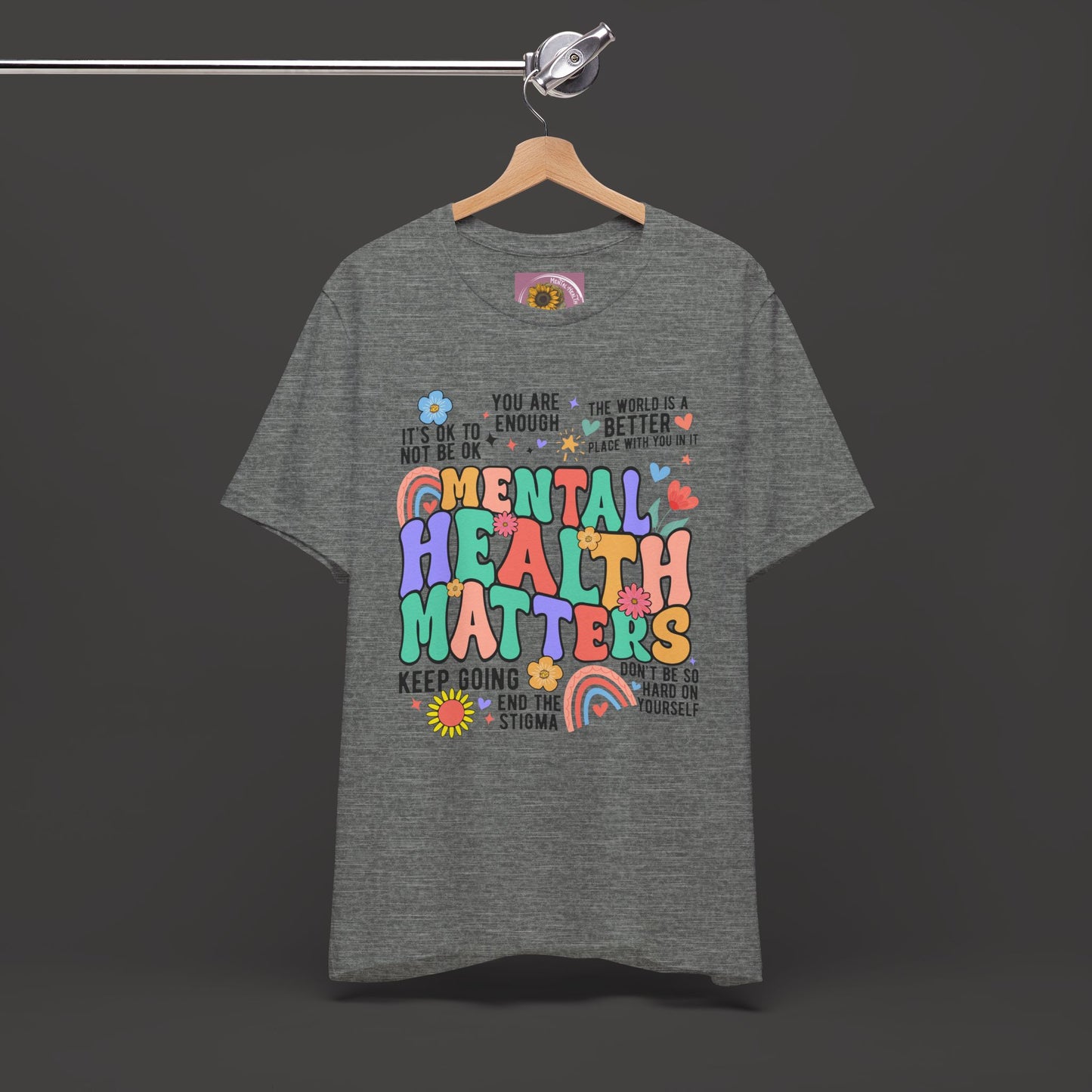 Retro Mental Health Matters Tee - Mental Health Wear TN