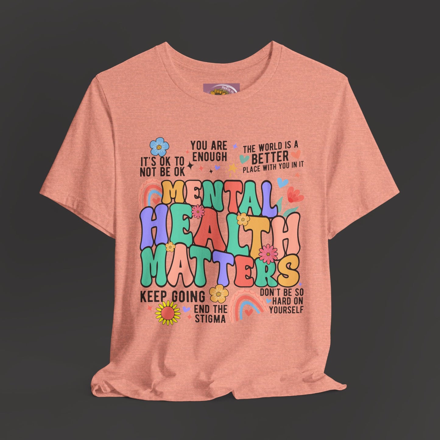 Retro Mental Health Matters Tee - Mental Health Wear TN