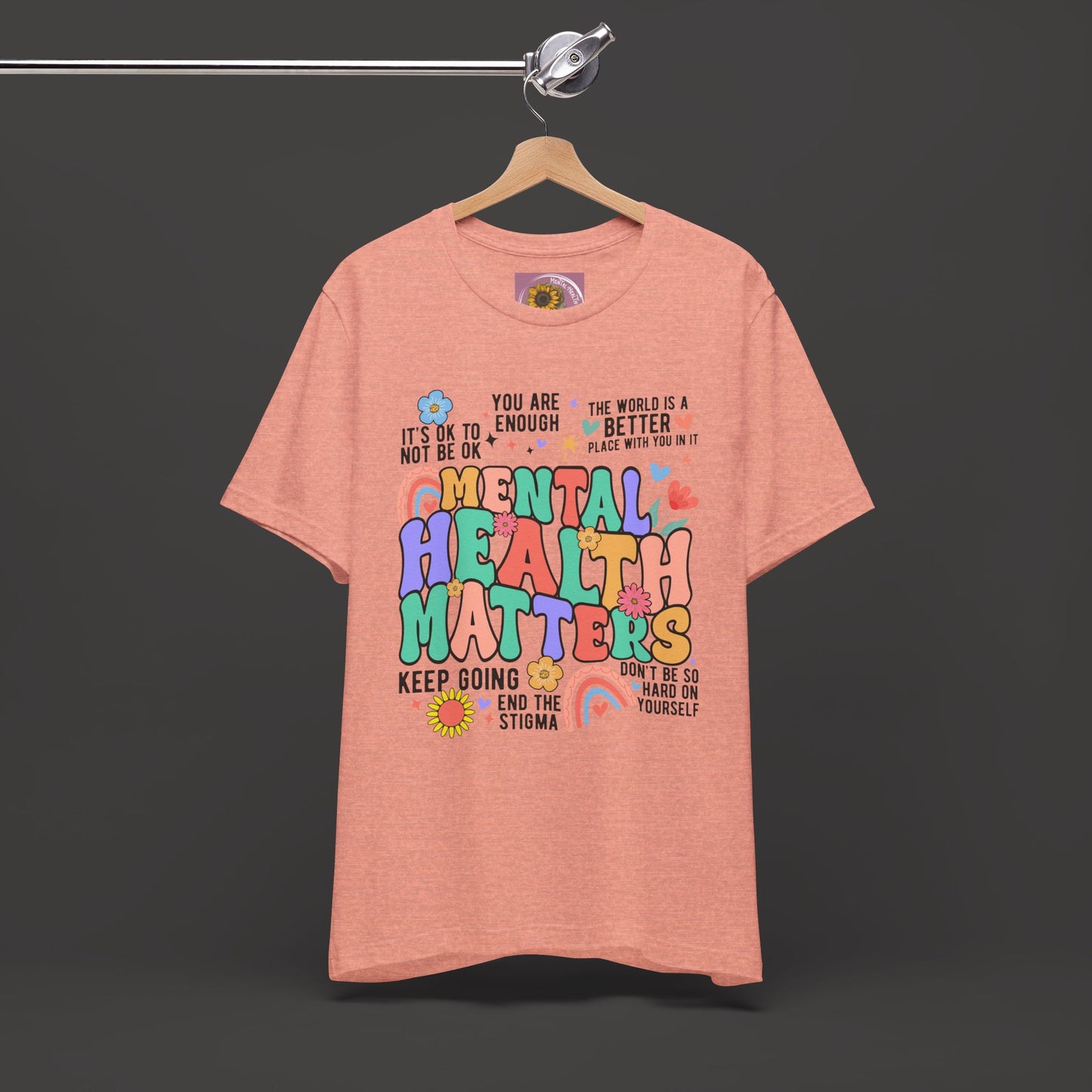 Retro Mental Health Matters Tee - Mental Health Wear TN