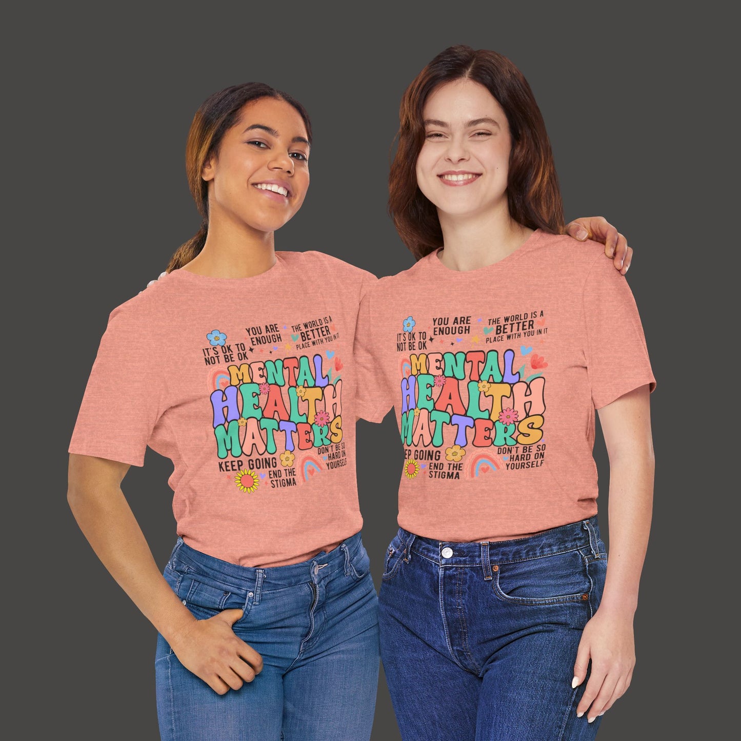 Retro Mental Health Matters Tee - Mental Health Wear TN