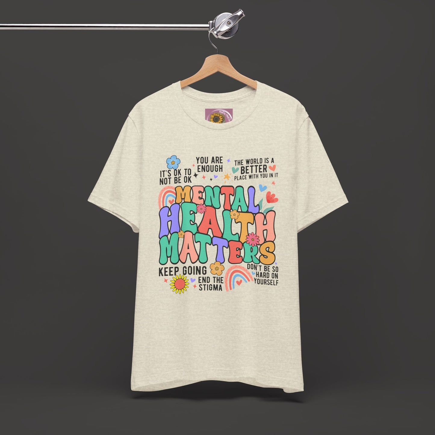 Retro Mental Health Matters Tee - Mental Health Wear TN