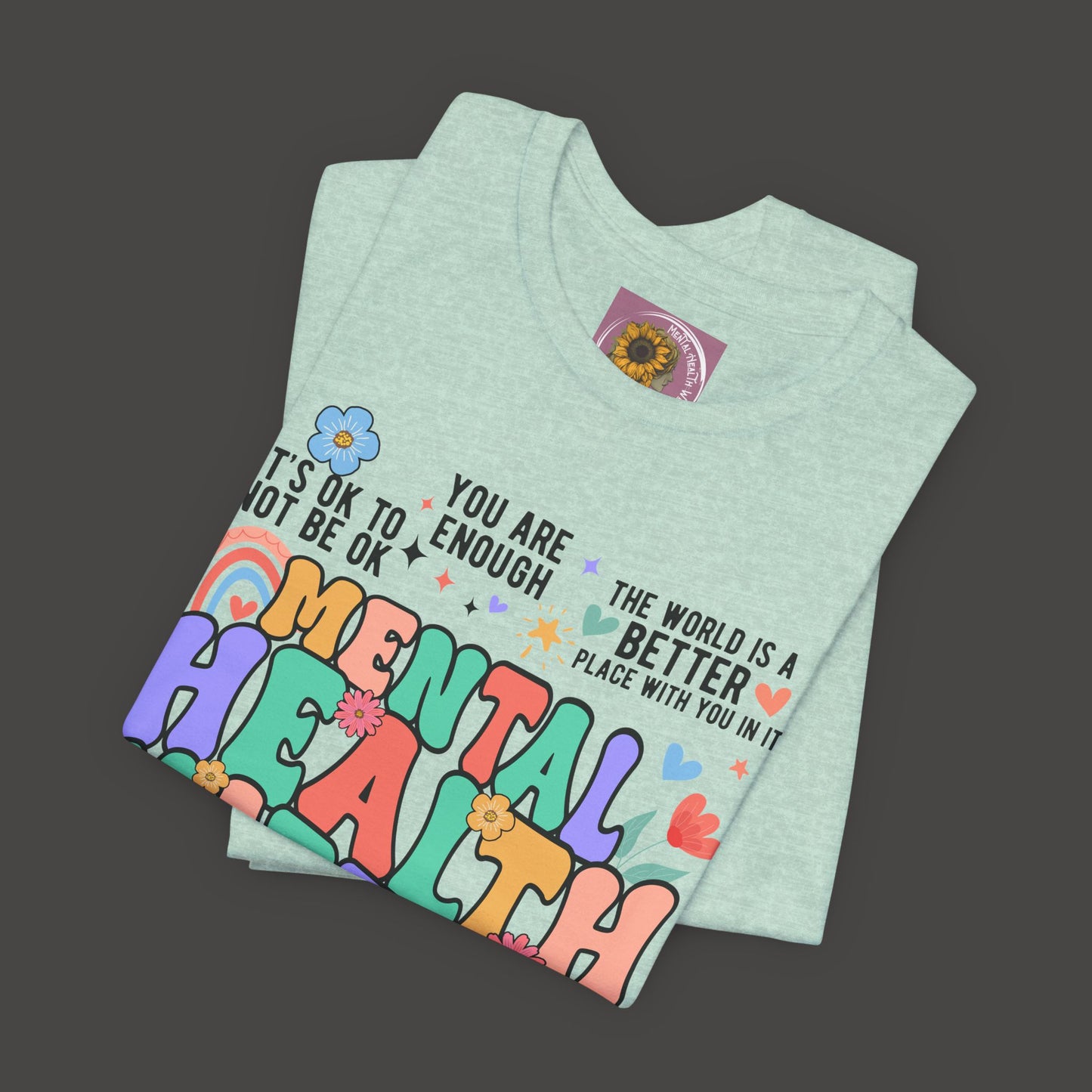 Retro Mental Health Matters Tee - Mental Health Wear TN