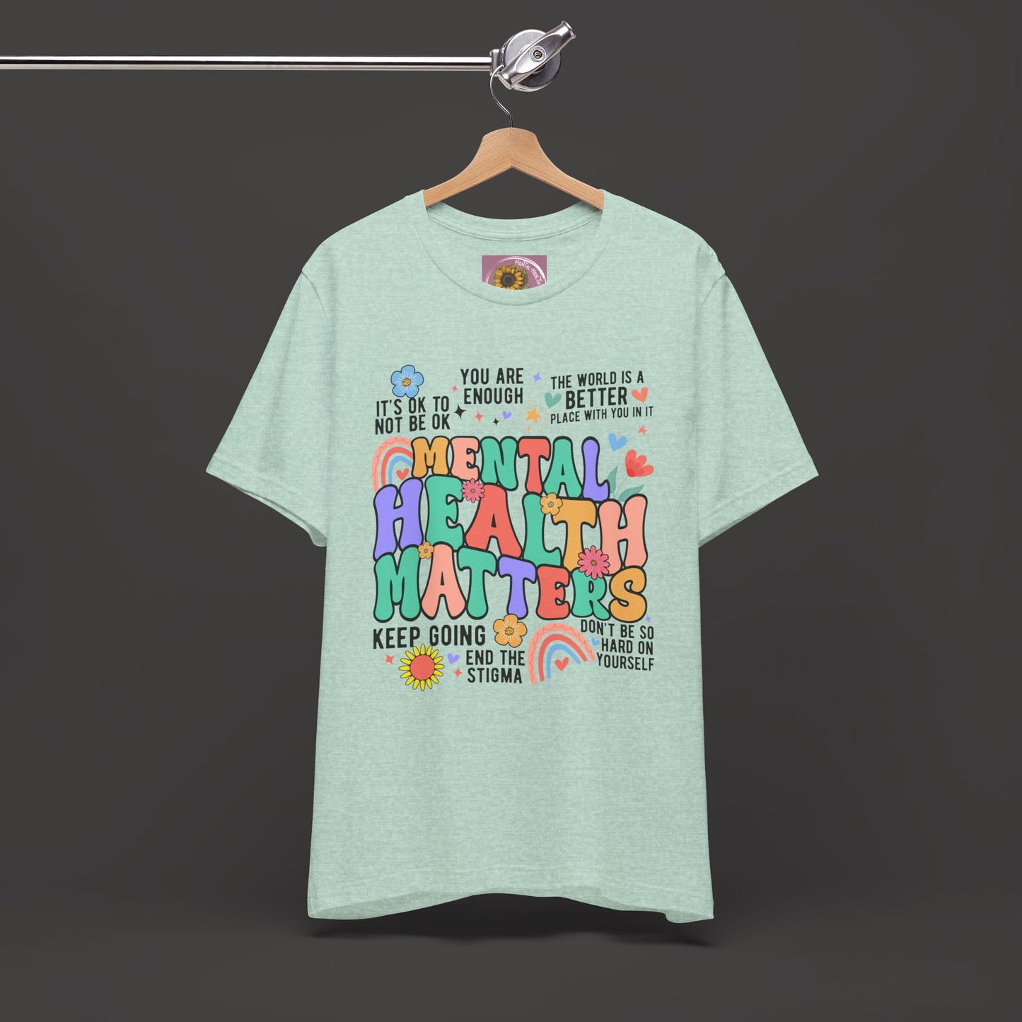 Retro Mental Health Matters Tee - Mental Health Wear TN