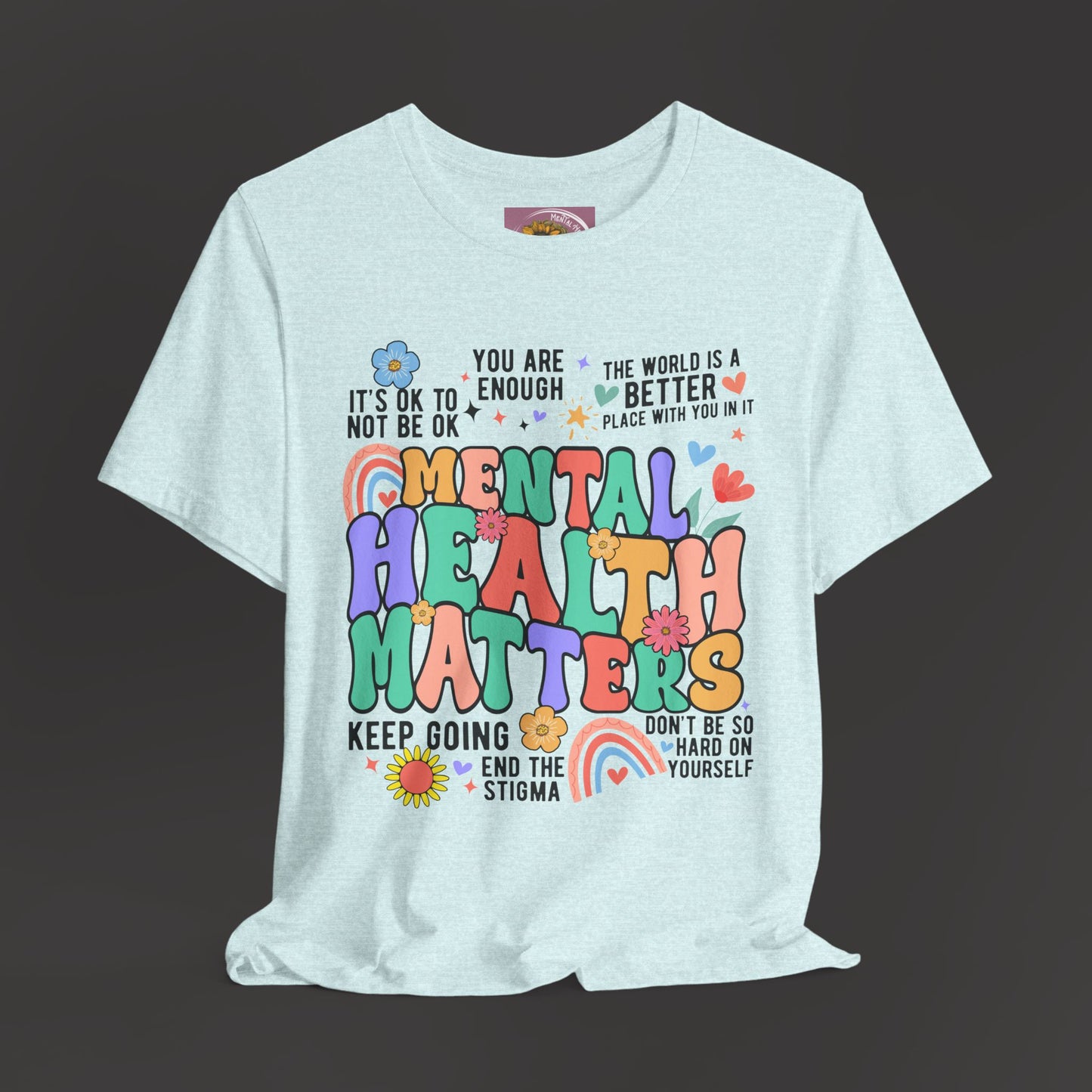 Retro Mental Health Matters Tee - Mental Health Wear TN