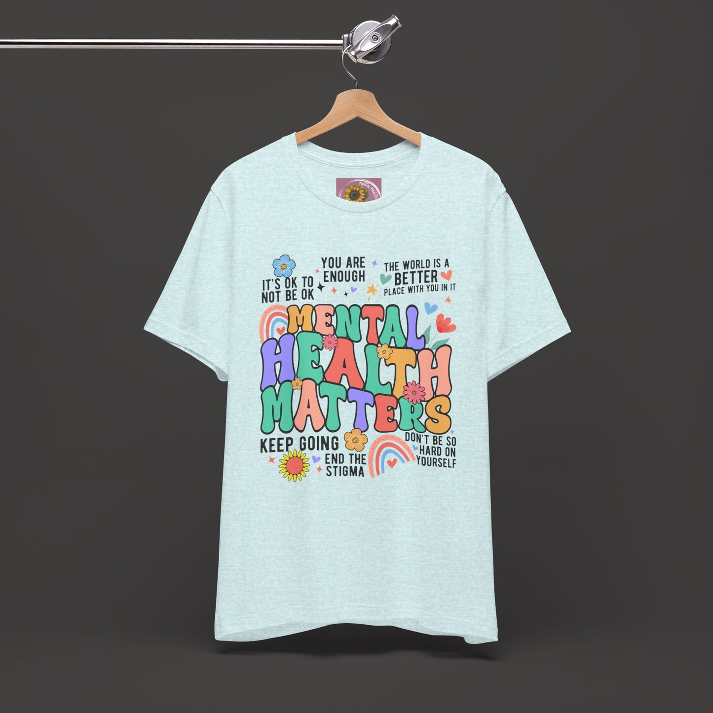 Retro Mental Health Matters Tee - Mental Health Wear TN
