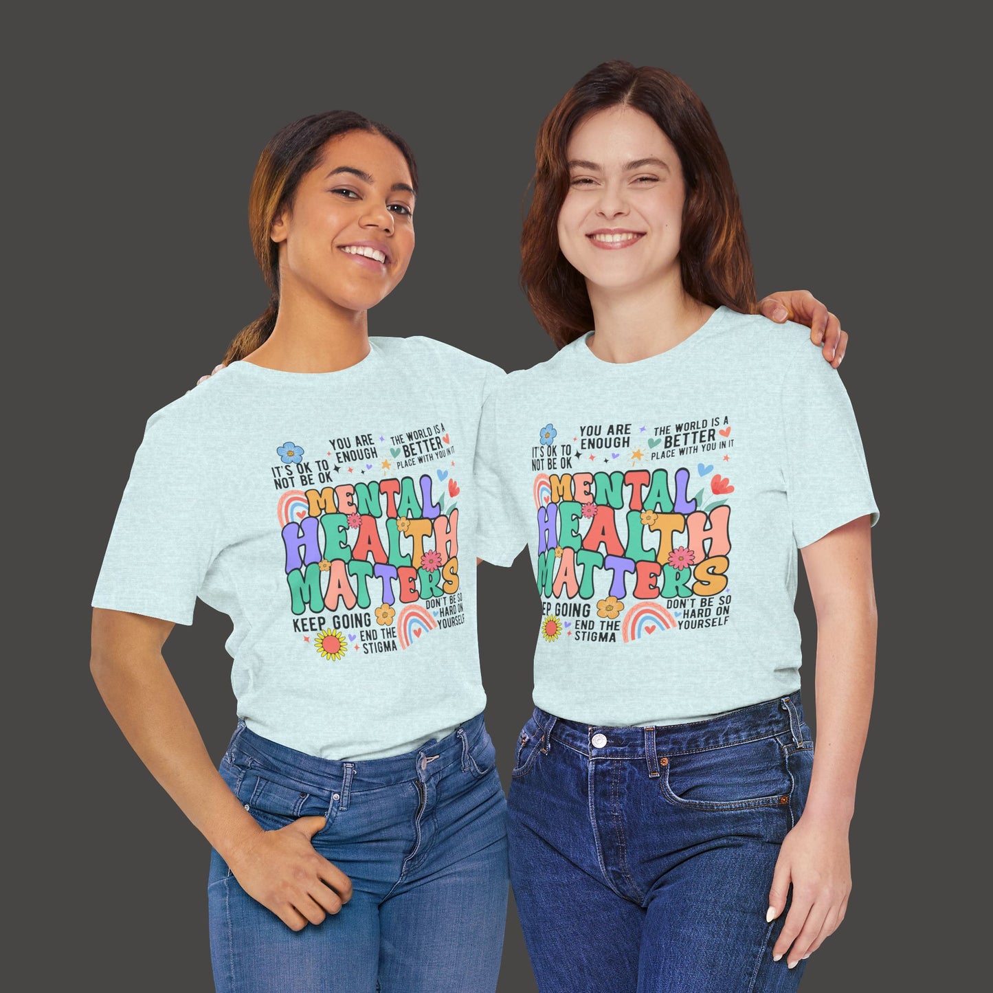 Retro Mental Health Matters Tee - Mental Health Wear TN