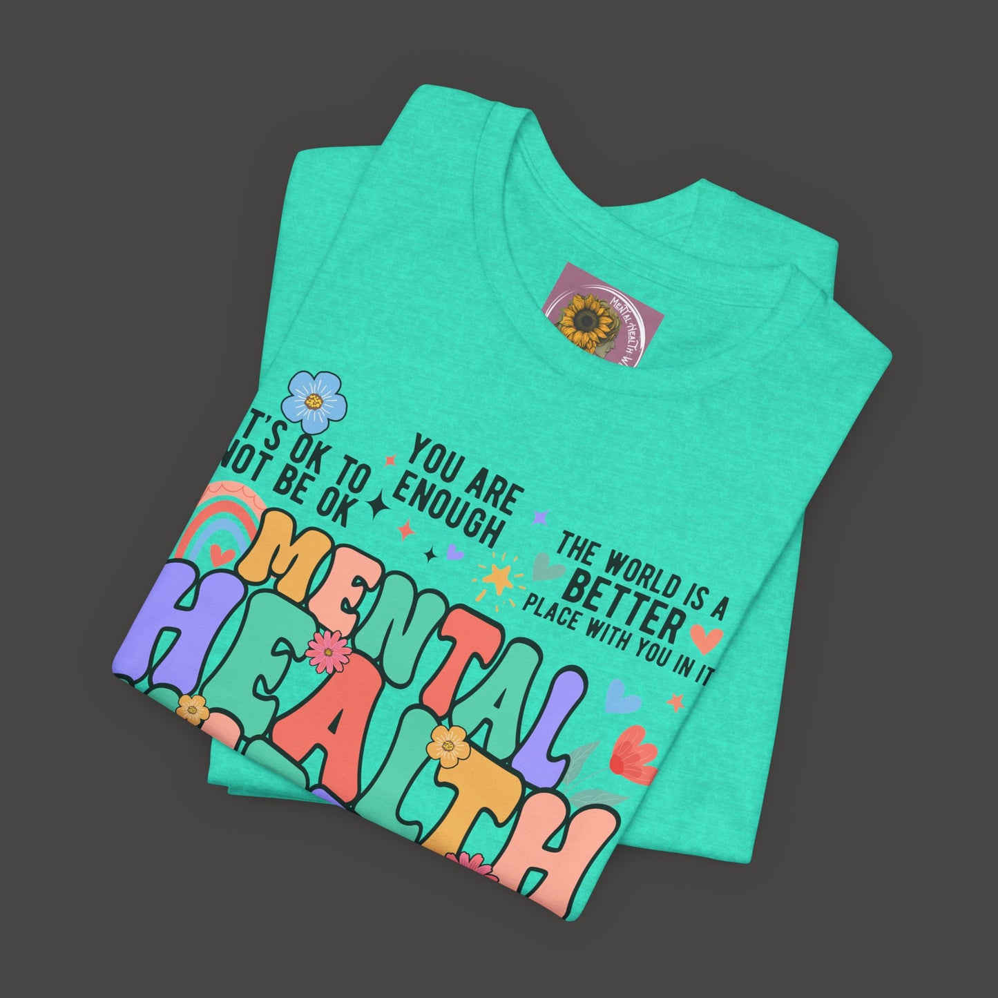 Retro Mental Health Matters Tee - Mental Health Wear TN
