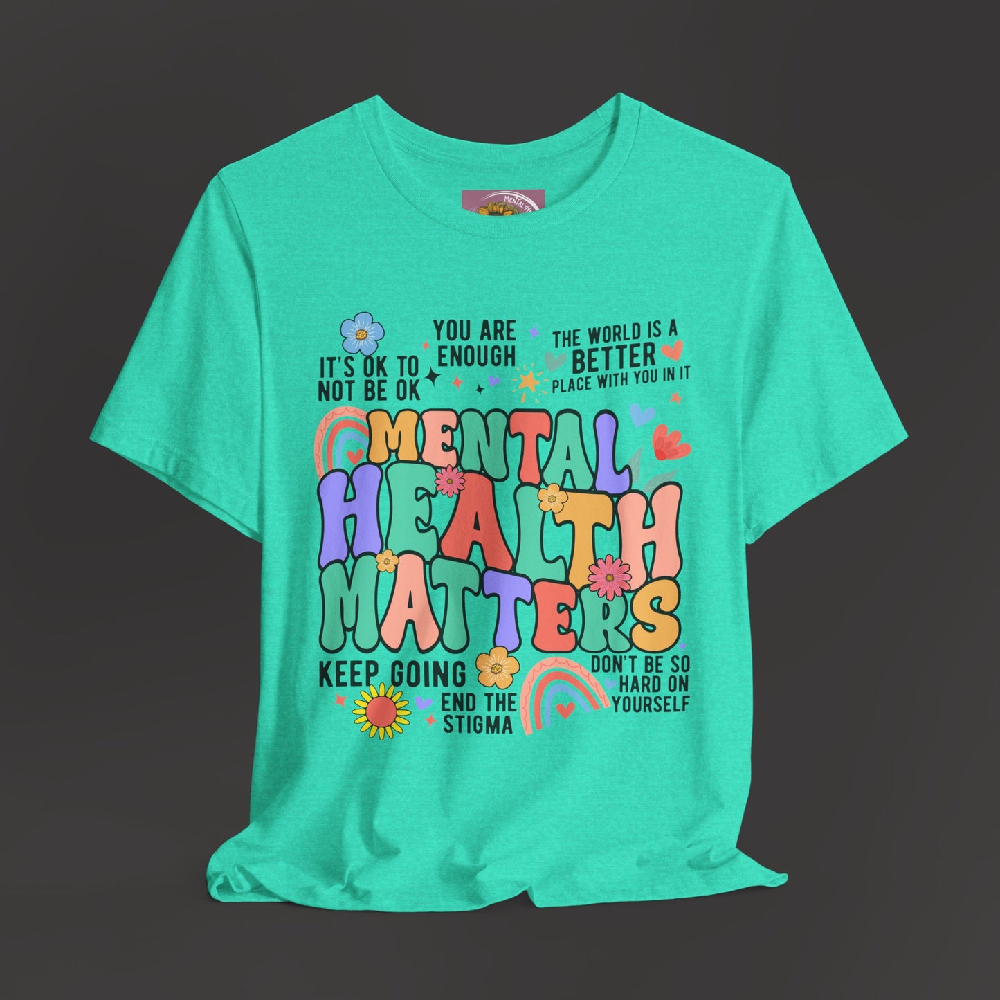 Retro Mental Health Matters Tee - Mental Health Wear TN