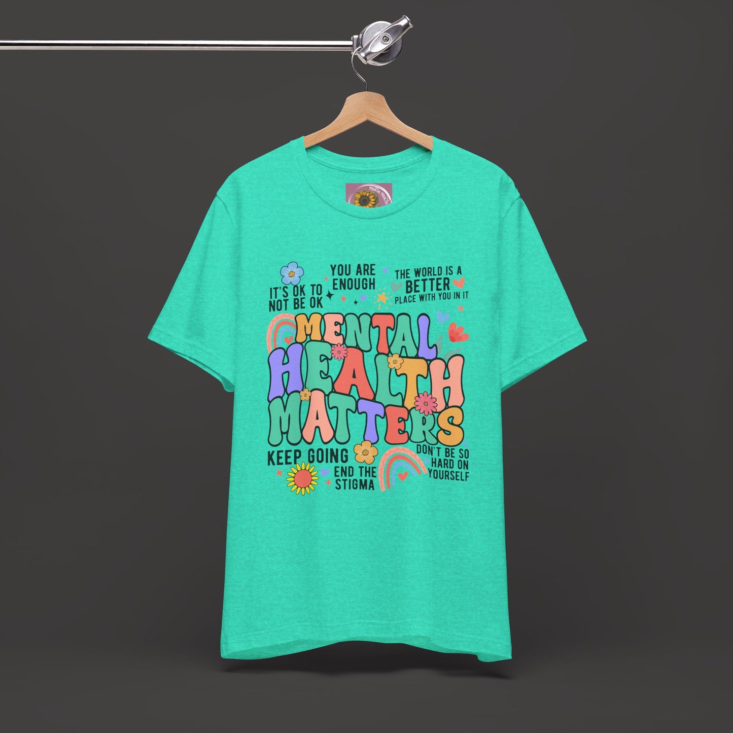 Retro Mental Health Matters Tee - Mental Health Wear TN