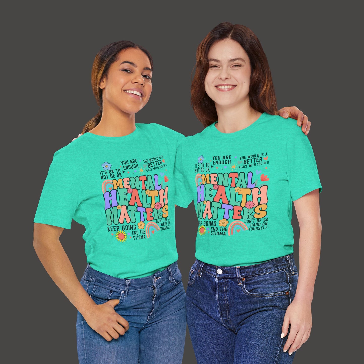 Retro Mental Health Matters Tee - Mental Health Wear TN