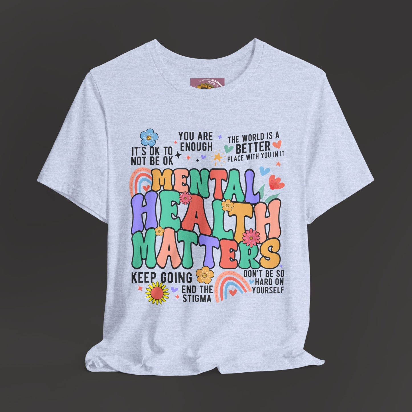 Retro Mental Health Matters Tee - Mental Health Wear TN