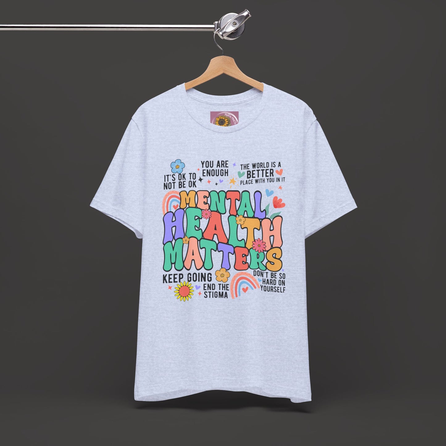 Retro Mental Health Matters Tee - Mental Health Wear TN