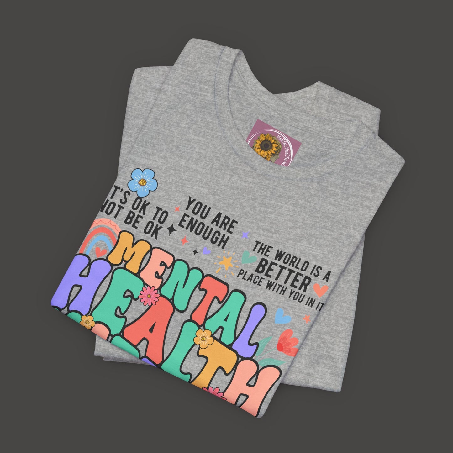 Retro Mental Health Matters Tee - Mental Health Wear TN