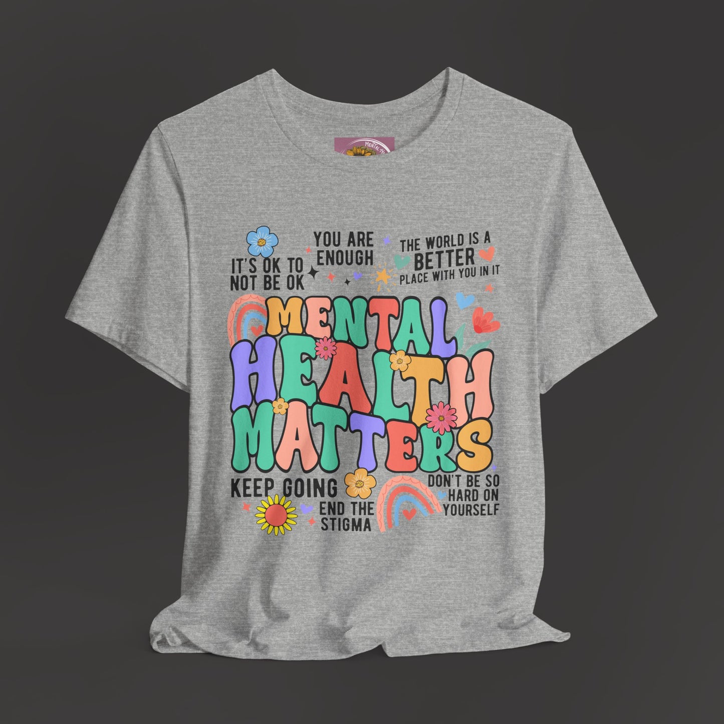 Retro Mental Health Matters Tee - Mental Health Wear TN