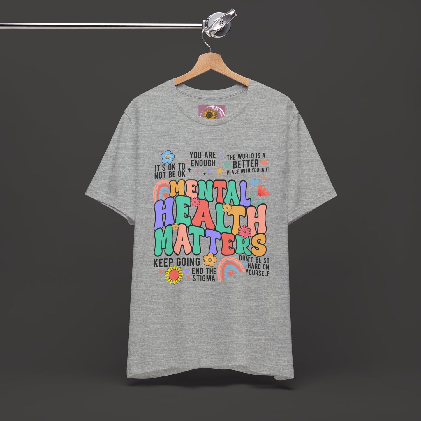 Retro Mental Health Matters Tee - Mental Health Wear TN