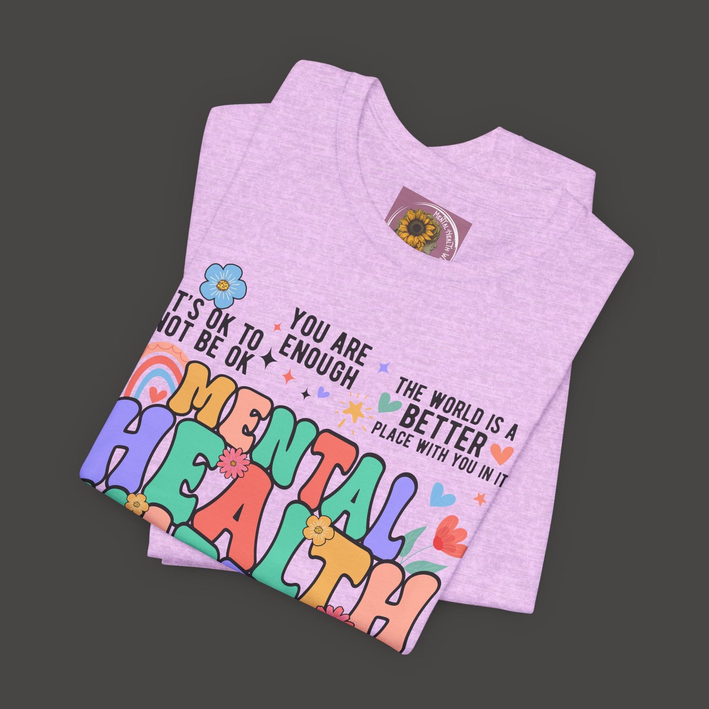 Retro Mental Health Matters Tee - Mental Health Wear TN