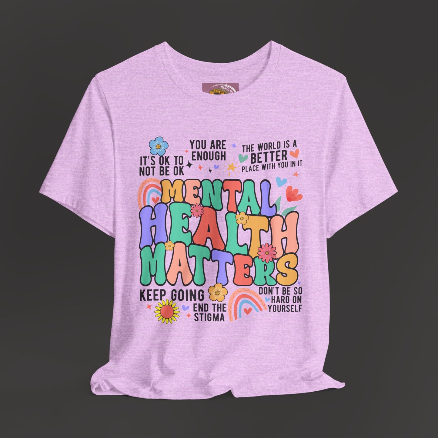 Retro Mental Health Matters Tee - Mental Health Wear TN