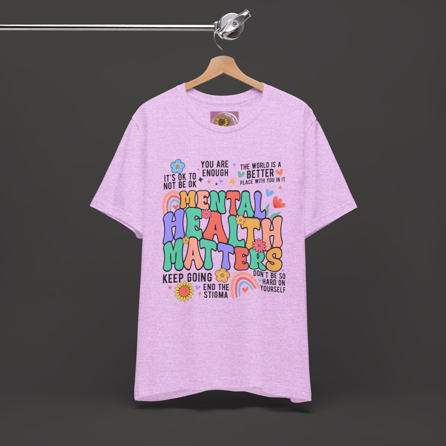 Retro Mental Health Matters Tee - Mental Health Wear TN
