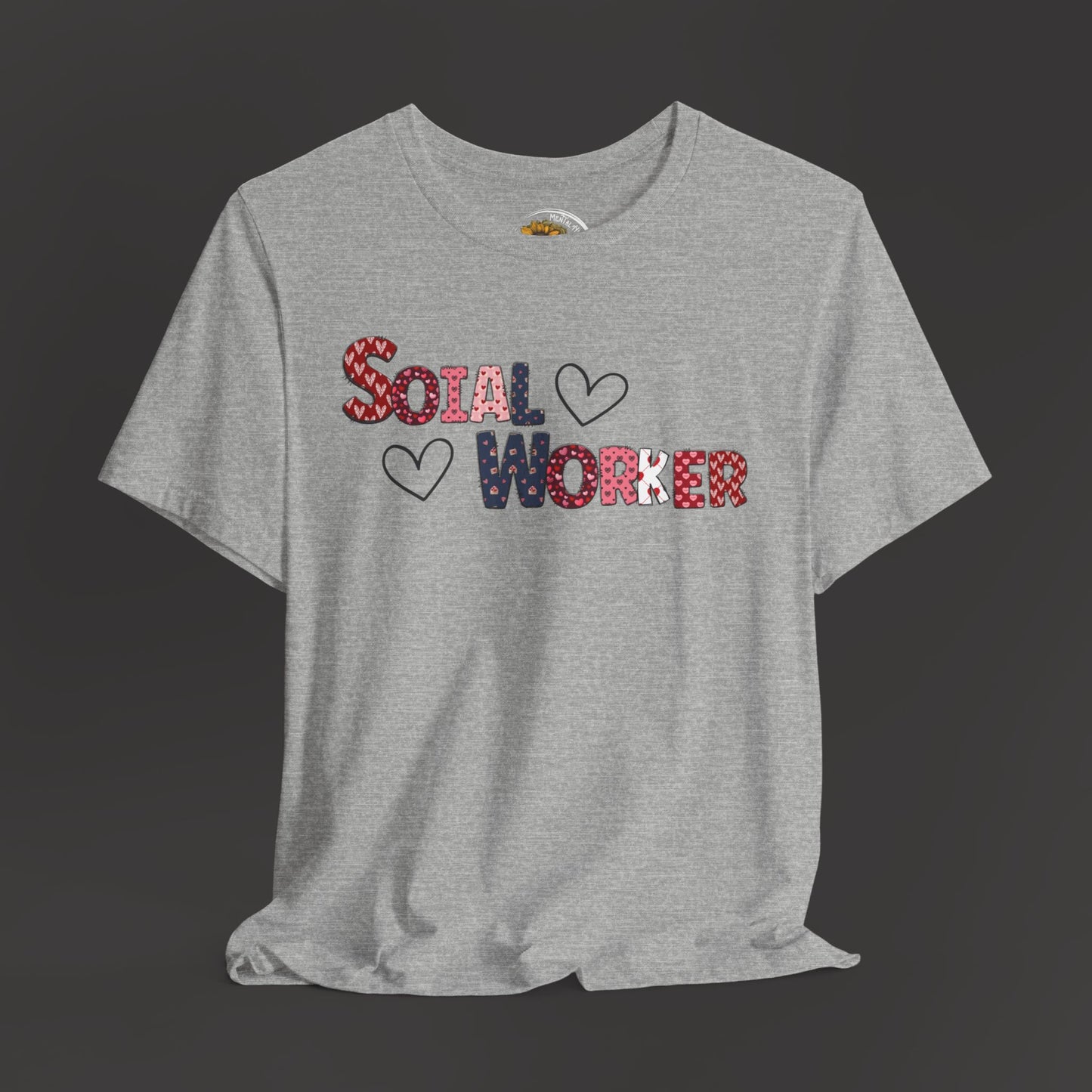 Valentines Day-Social Worker-Mental Health Professional Tee Shirt - Mental Health Wear TN