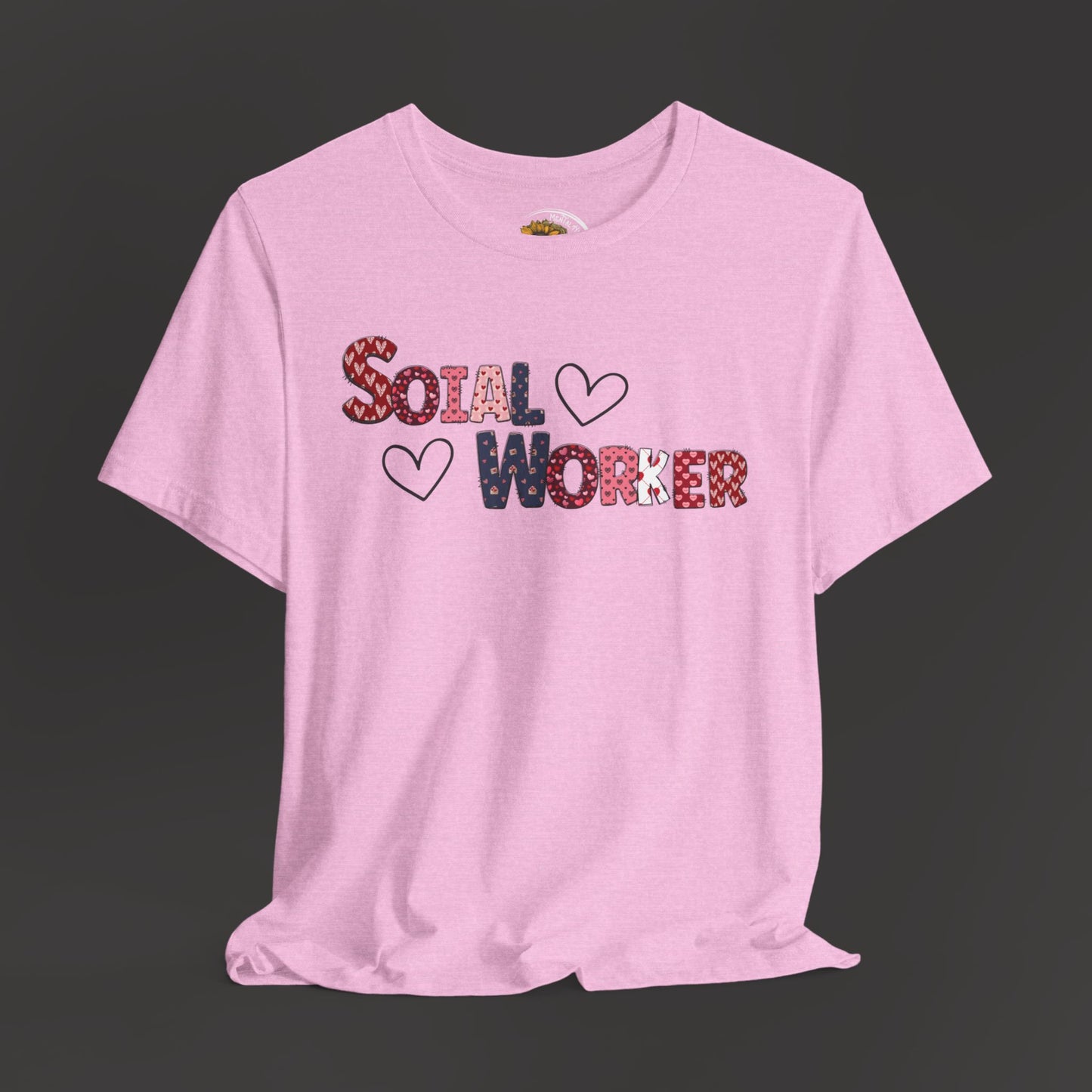Valentines Day-Social Worker-Mental Health Professional Tee Shirt - Mental Health Wear TN