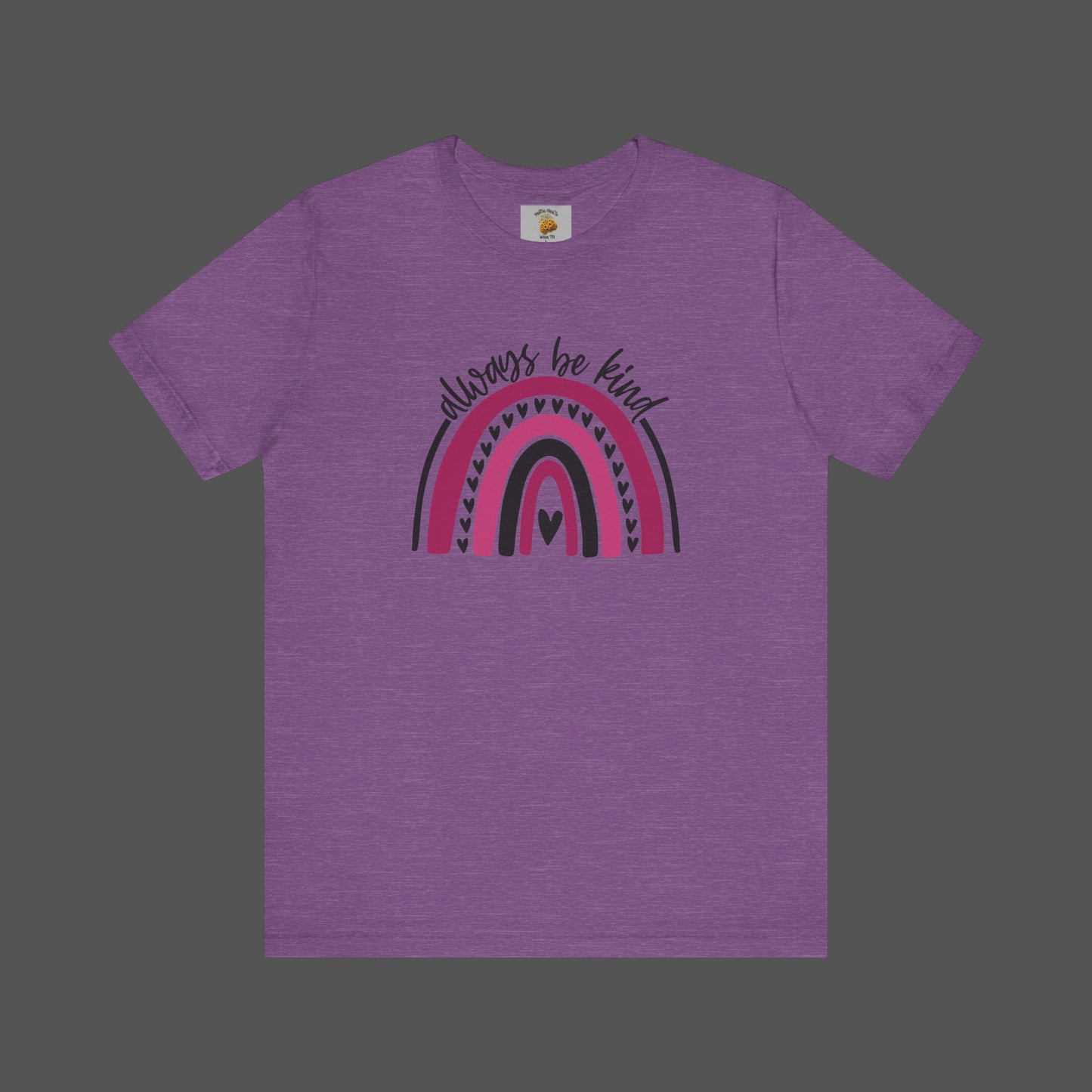 Always Be Kind -Rainbow- Mental Health Awareness- Unisex Short Sleeve Tee - Mental Health Wear TN