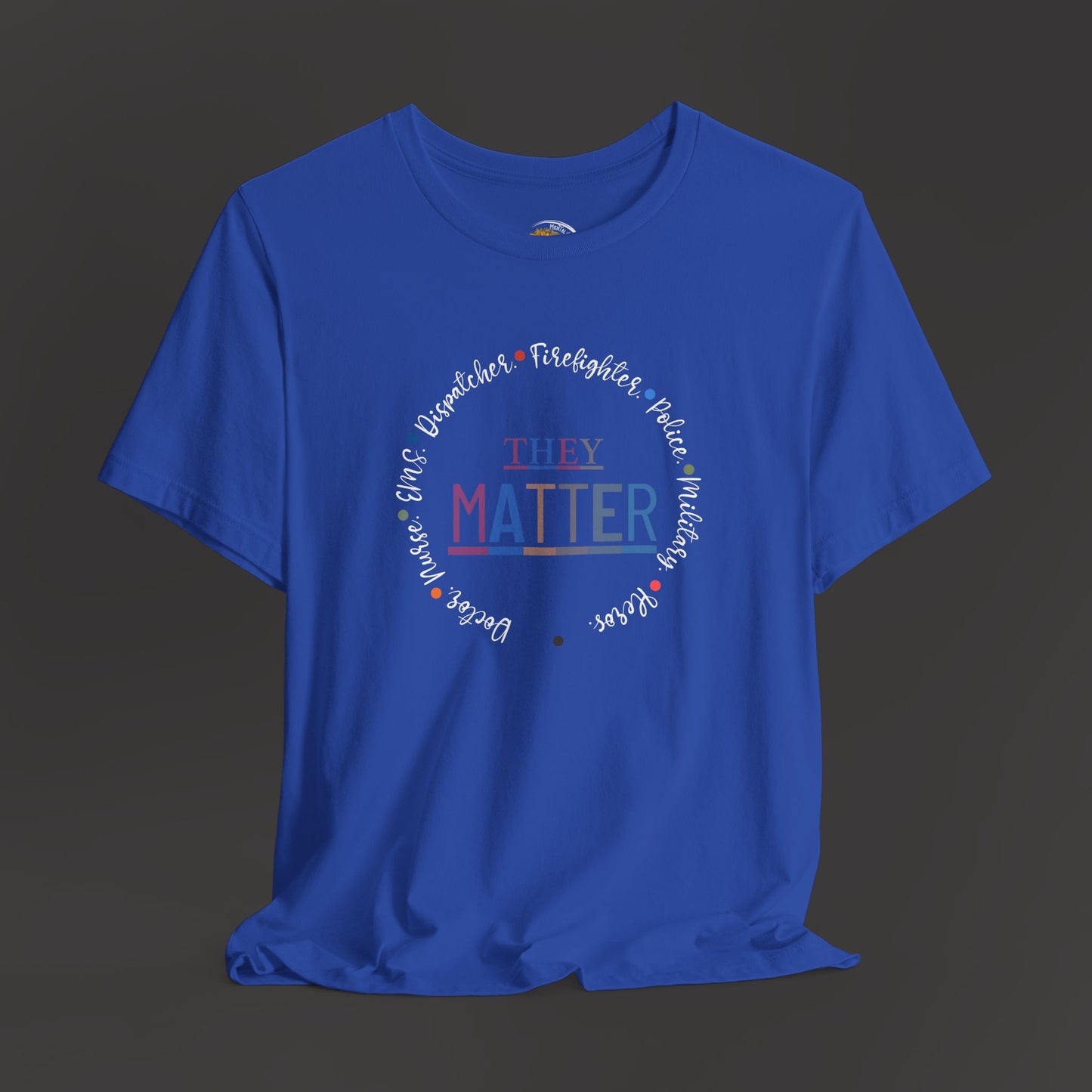 Mental Health First Responders Tee - Support & Awareness Unisex Short Sleeve - Mental Health Wear TN