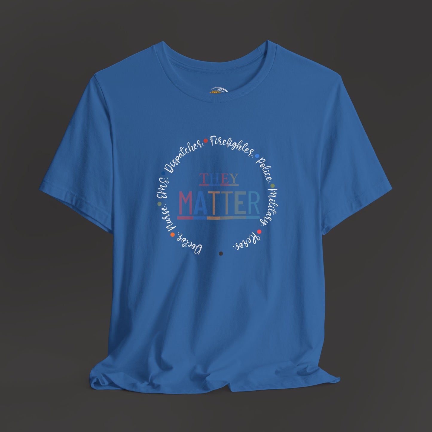 Mental Health First Responders Tee - Support & Awareness Unisex Short Sleeve - Mental Health Wear TN
