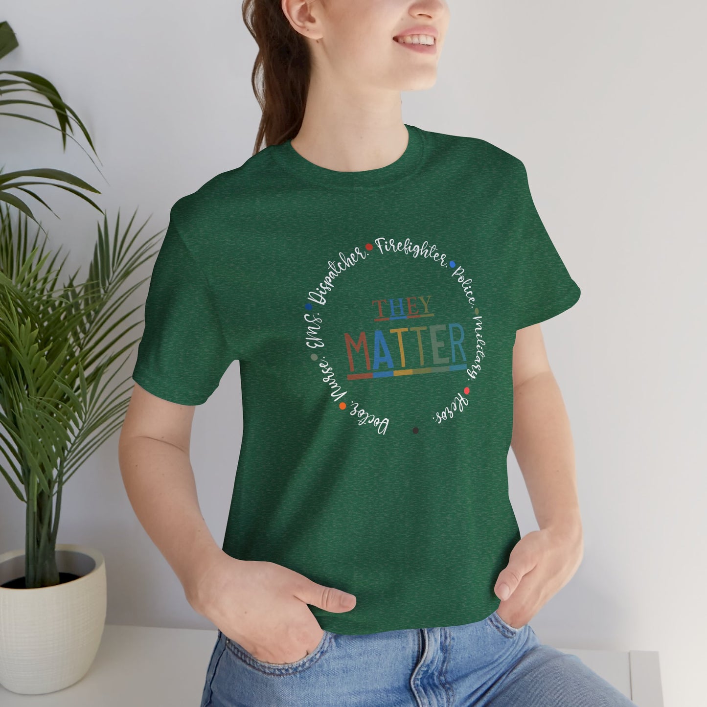 Mental Health First Responders Tee - Support & Awareness Unisex Short Sleeve - Mental Health Wear TN