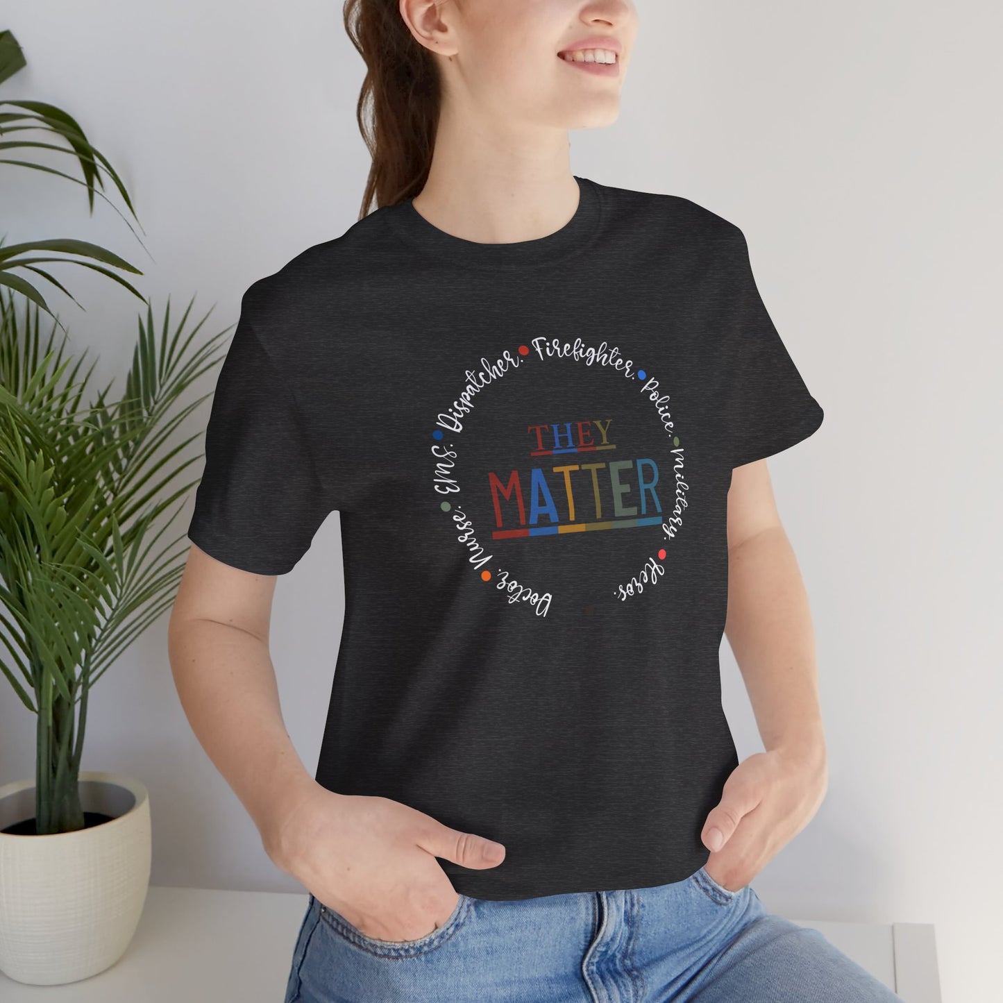 Mental Health First Responders Tee - Support & Awareness Unisex Short Sleeve - Mental Health Wear TN