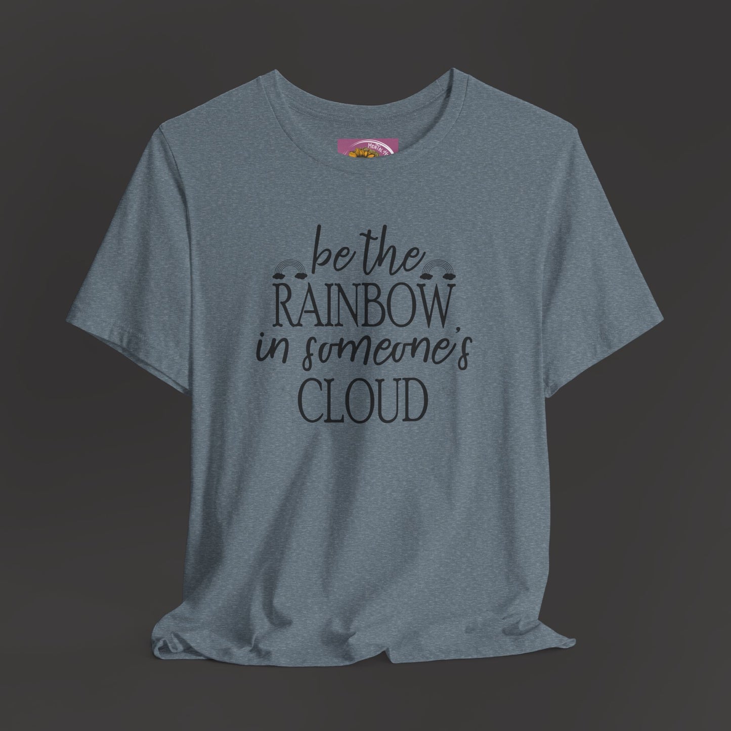 Rainbow Cloud Short Sleeve Tee - Mental Health Wear TN