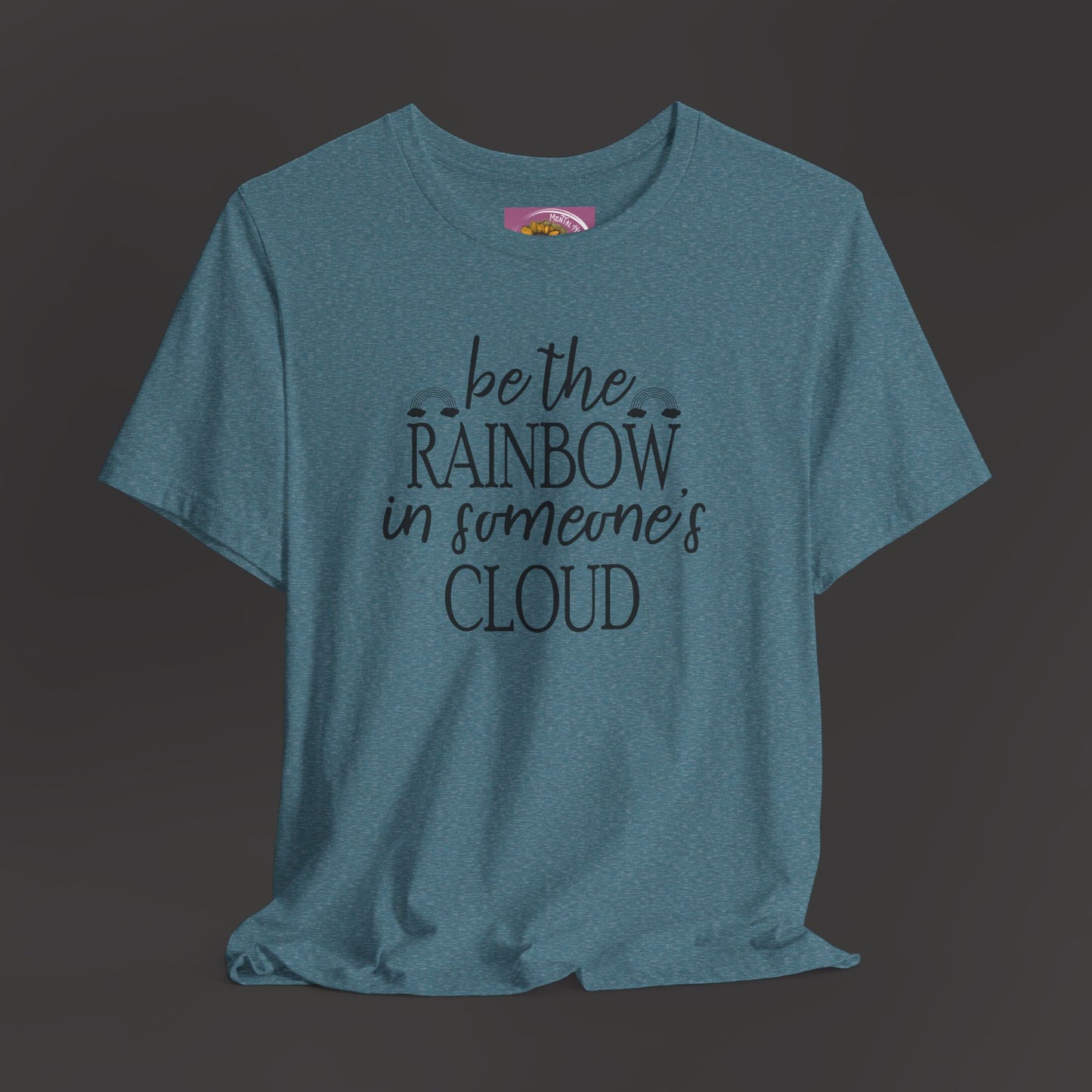 Rainbow Cloud Short Sleeve Tee - Mental Health Wear TN