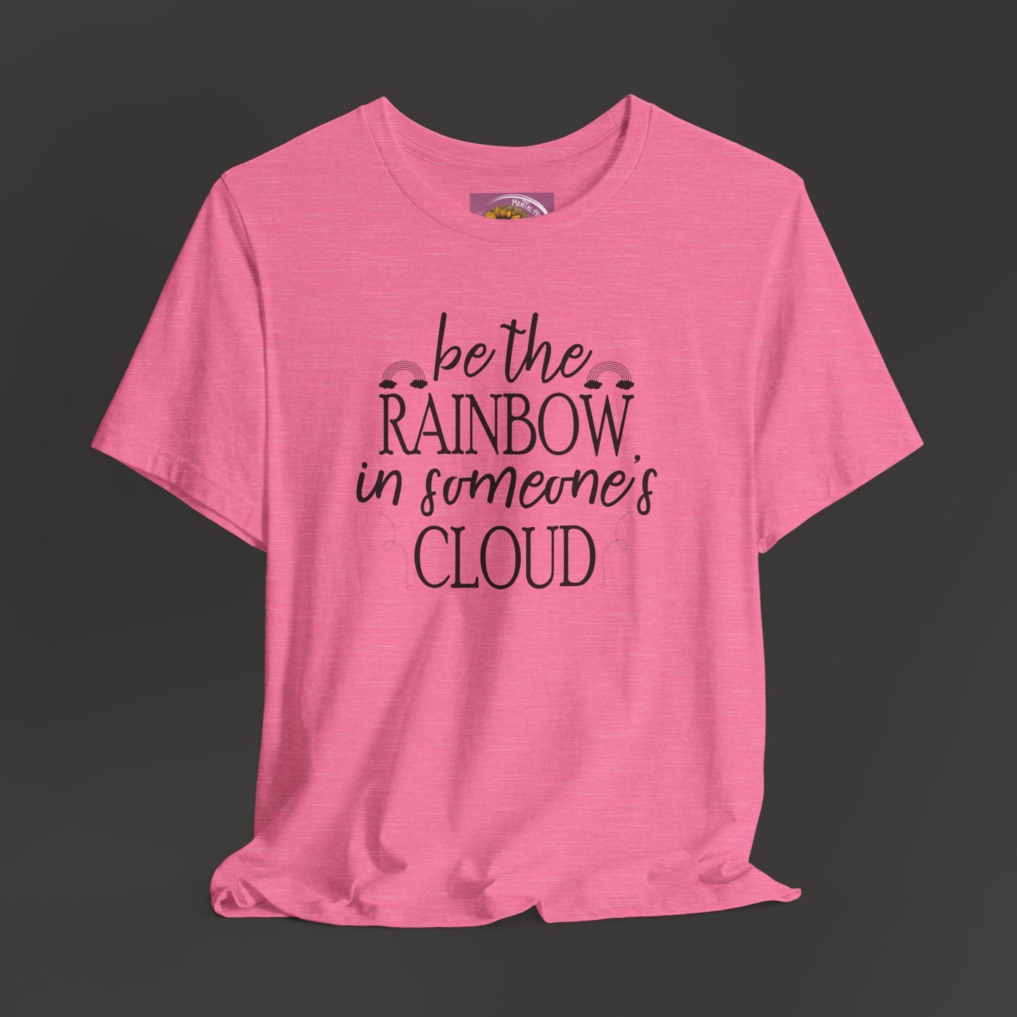 Rainbow Cloud Short Sleeve Tee - Mental Health Wear TN