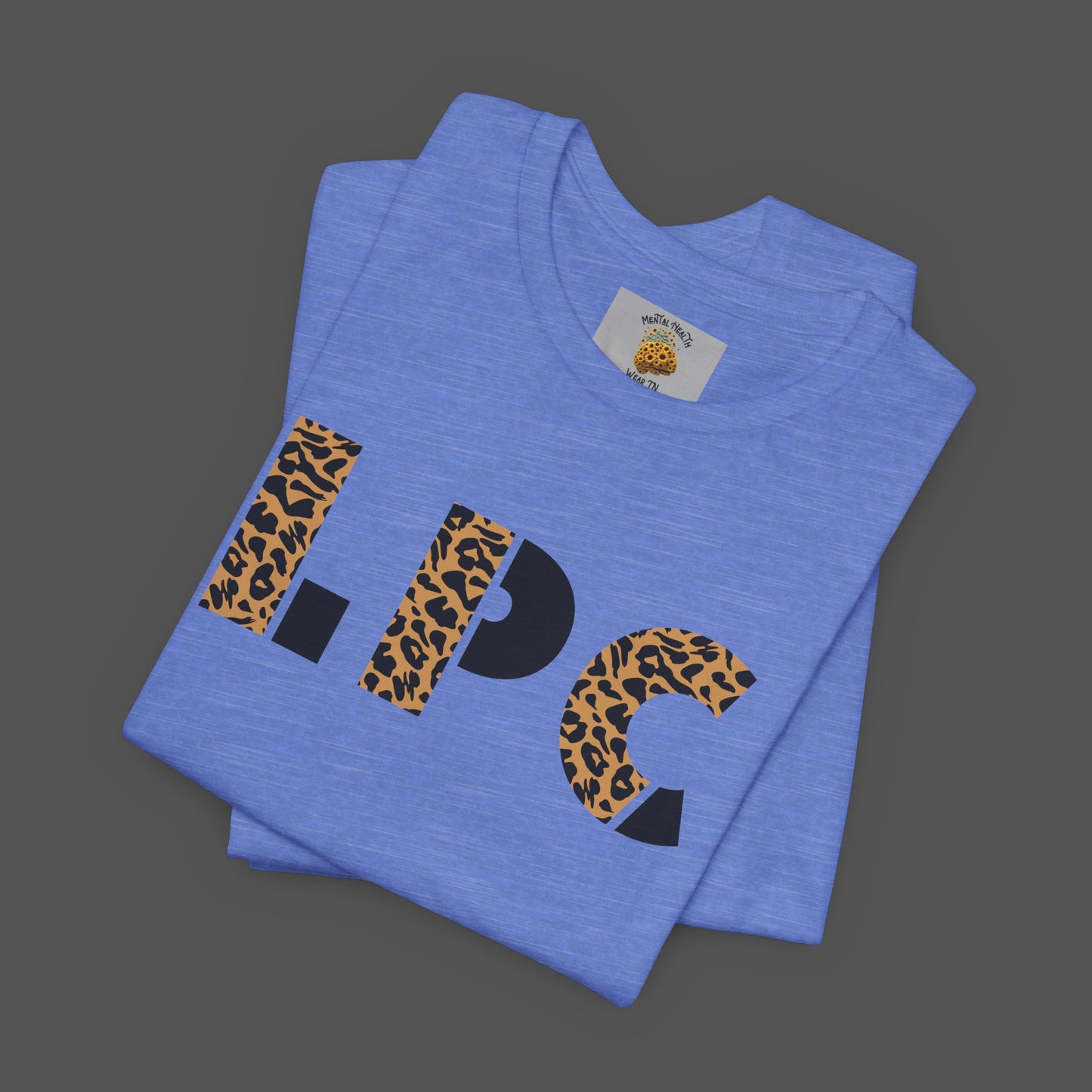 Cheetah Printed Licensed Professional Counselor- Unisex Short Sleeve Tee