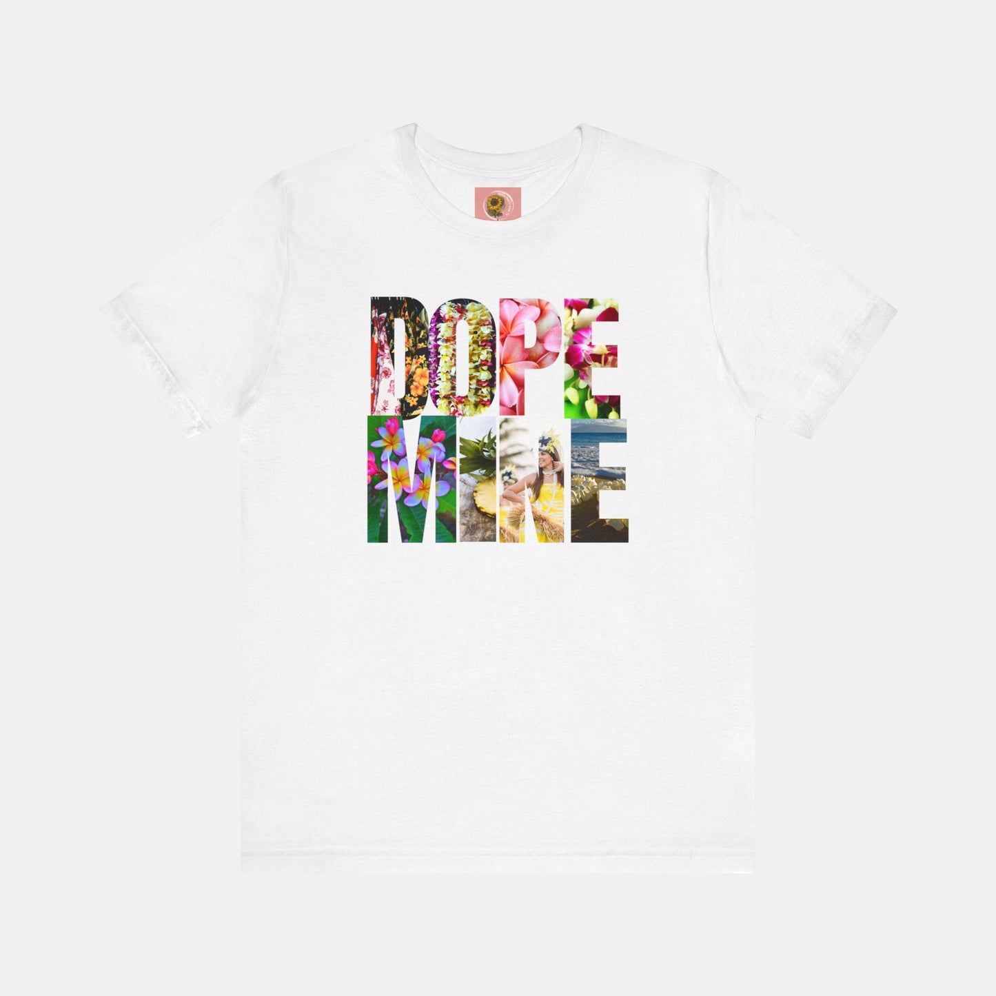 Dopamine- Hawaiian- Honan Lou Lou Style-Mental Health Awareness- Unisex Short Sleeve Tee - Mental Health Wear TN