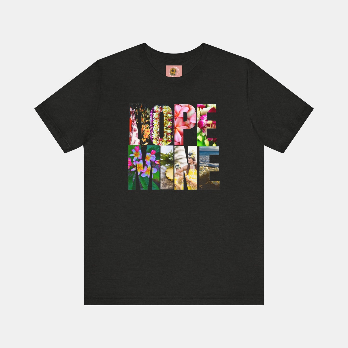 Dopamine- Hawaiian- Honan Lou Lou Style-Mental Health Awareness- Unisex Short Sleeve Tee - Mental Health Wear TN