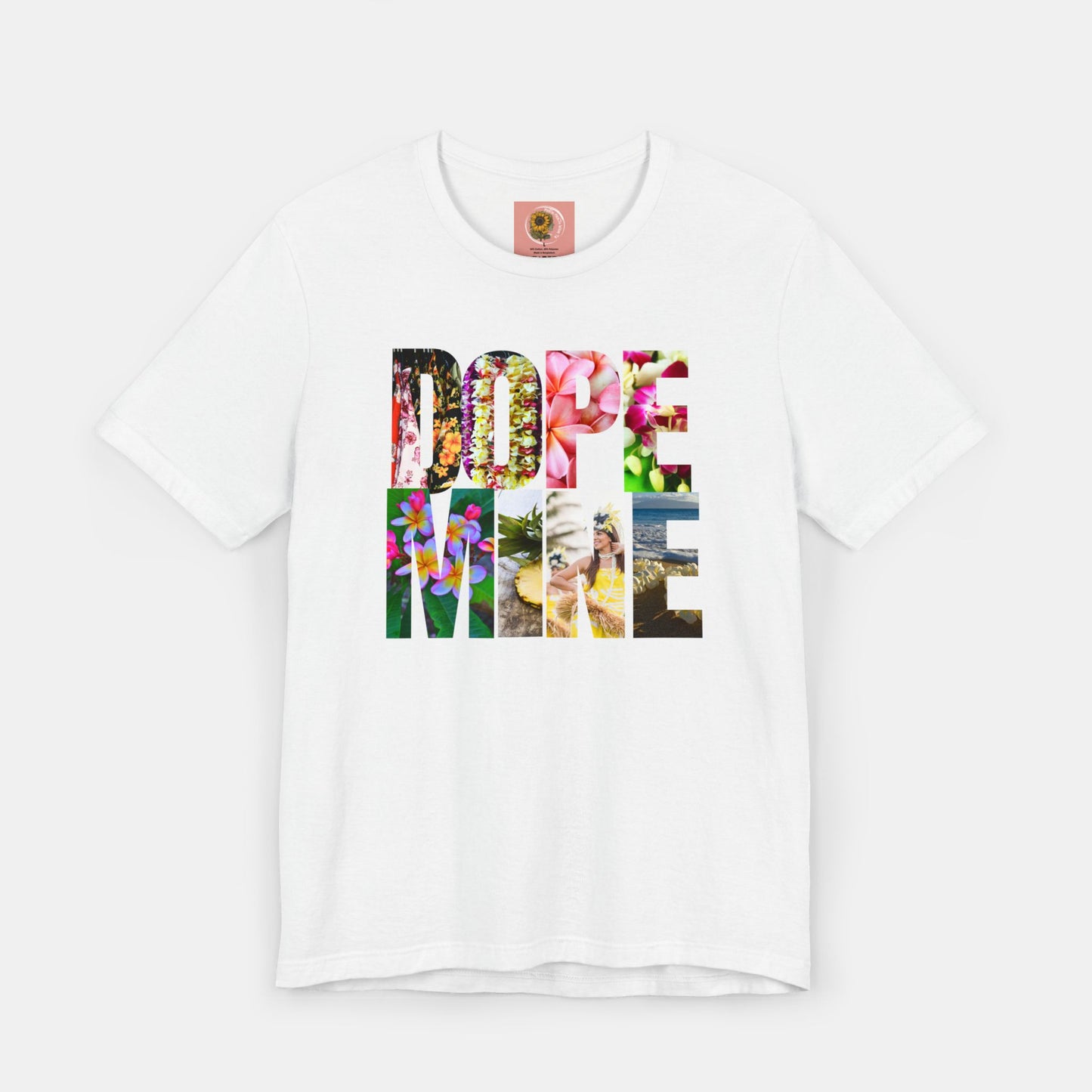 Dopamine- Hawaiian- Honan Lou Lou Style-Mental Health Awareness- Unisex Short Sleeve Tee - Mental Health Wear TN