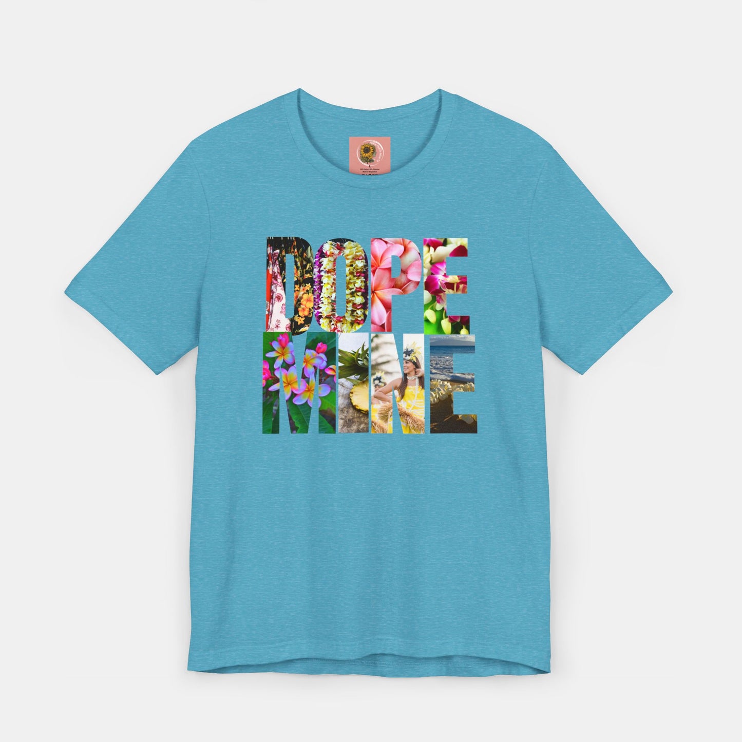 Dopamine- Hawaiian- Honan Lou Lou Style-Mental Health Awareness- Unisex Short Sleeve Tee - Mental Health Wear TN
