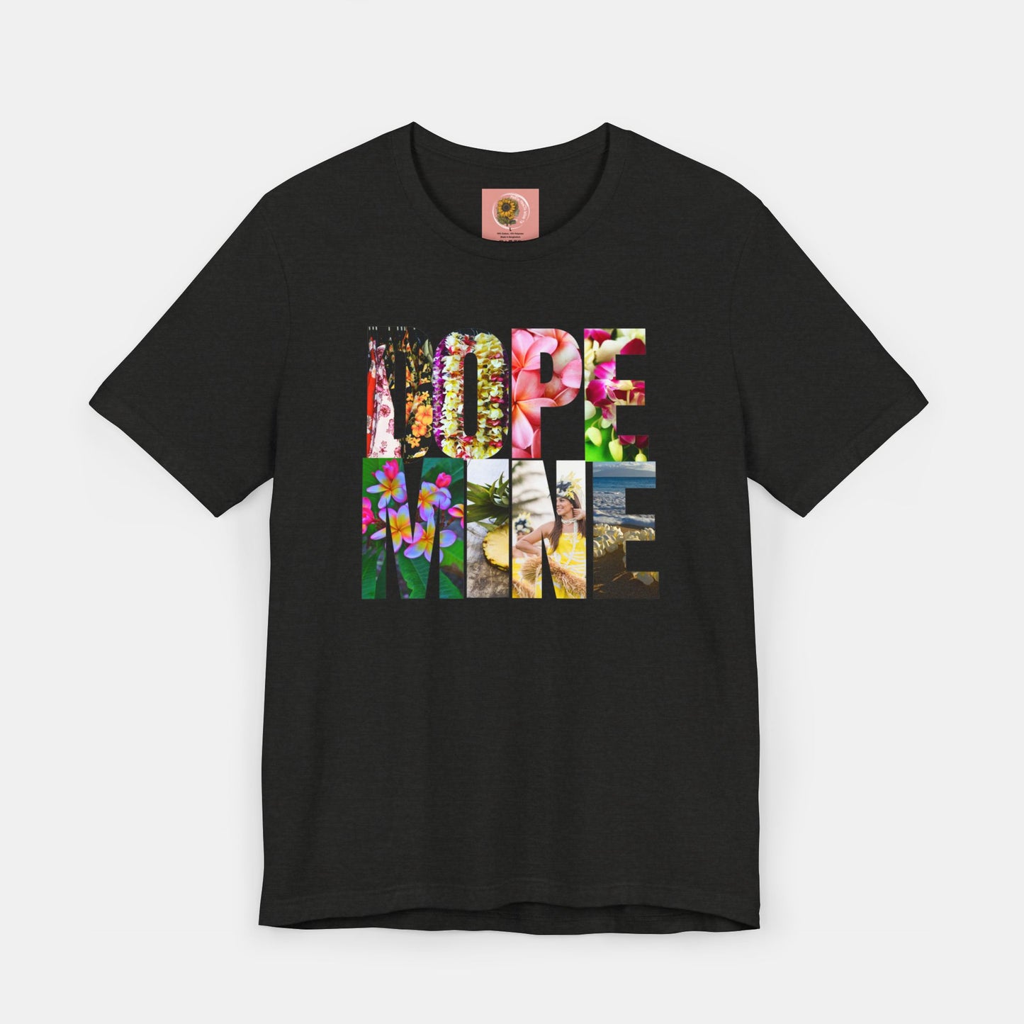Dopamine- Hawaiian- Honan Lou Lou Style-Mental Health Awareness- Unisex Short Sleeve Tee - Mental Health Wear TN