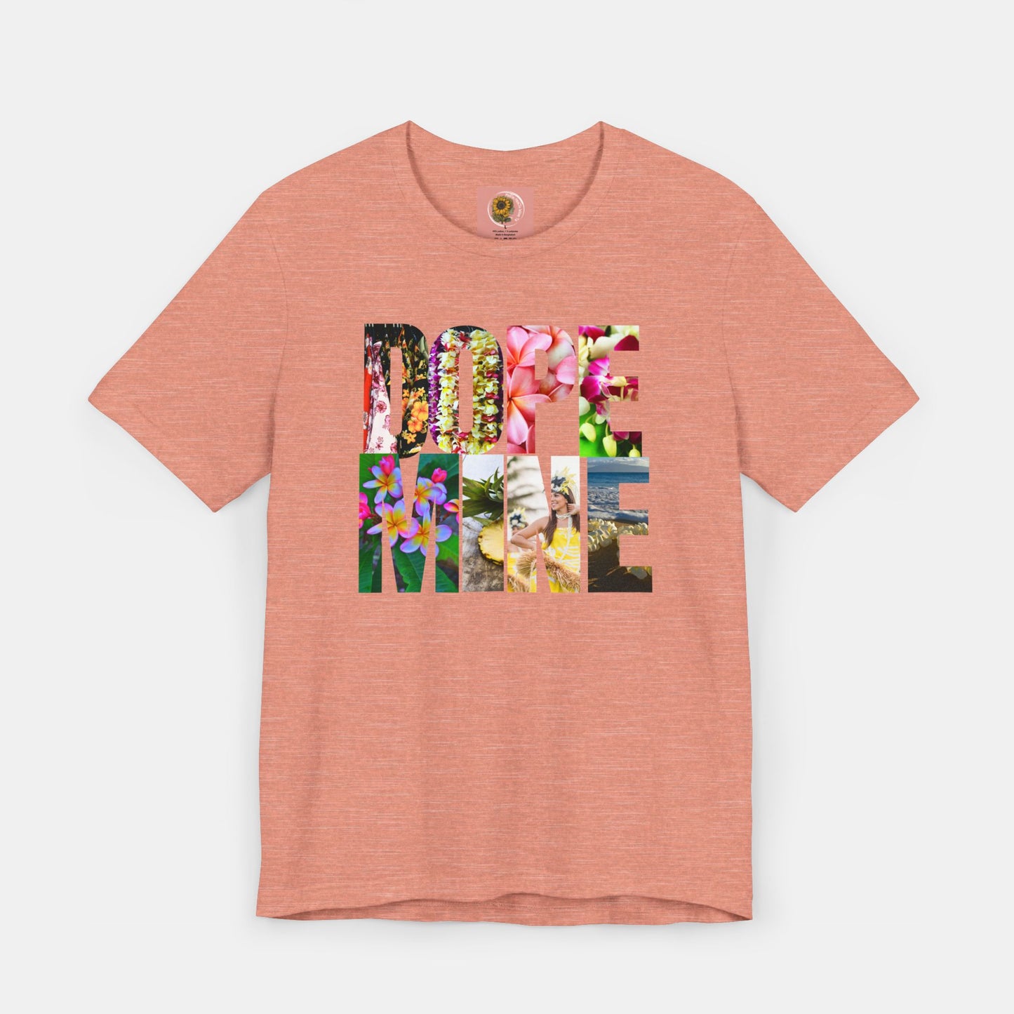 Dopamine- Hawaiian- Honan Lou Lou Style-Mental Health Awareness- Unisex Short Sleeve Tee - Mental Health Wear TN