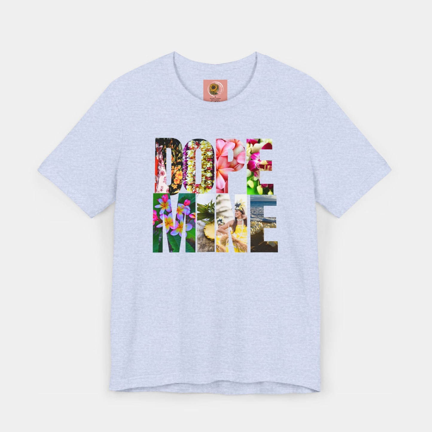 Dopamine- Hawaiian- Honan Lou Lou Style-Mental Health Awareness- Unisex Short Sleeve Tee - Mental Health Wear TN