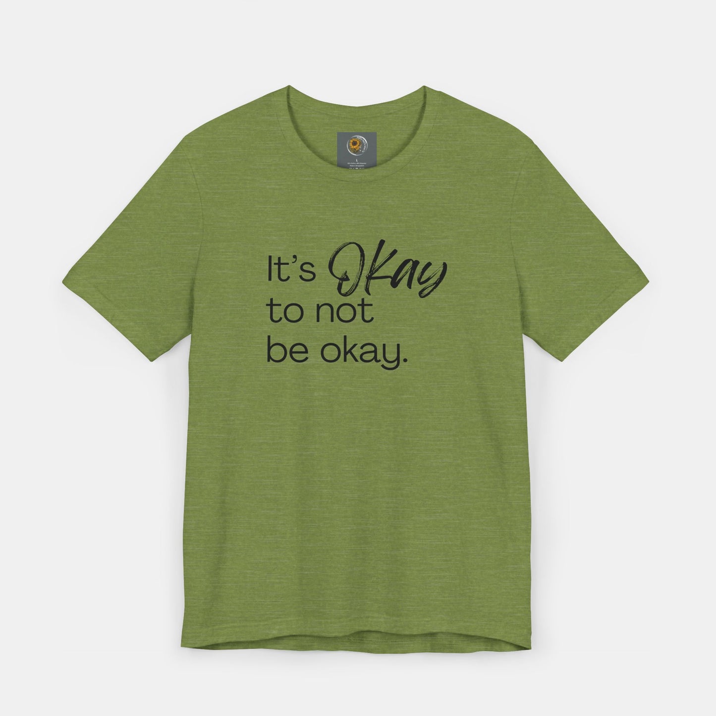 It's Okay to Not Be Okay-Mental Health Awareness-Unisex Short Sleeve T-Shirt - Mental Health Wear TN