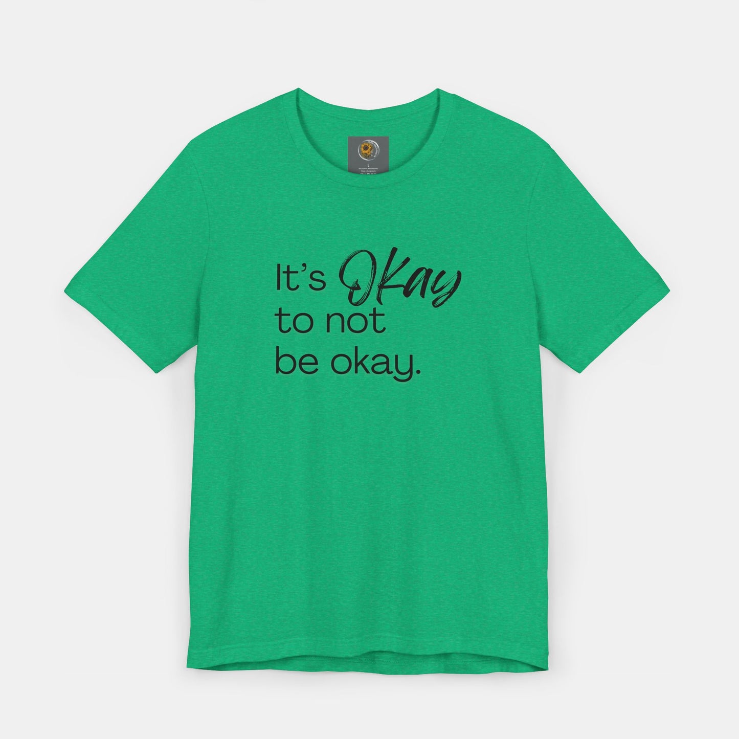It's Okay to Not Be Okay-Mental Health Awareness-Unisex Short Sleeve T-Shirt - Mental Health Wear TN