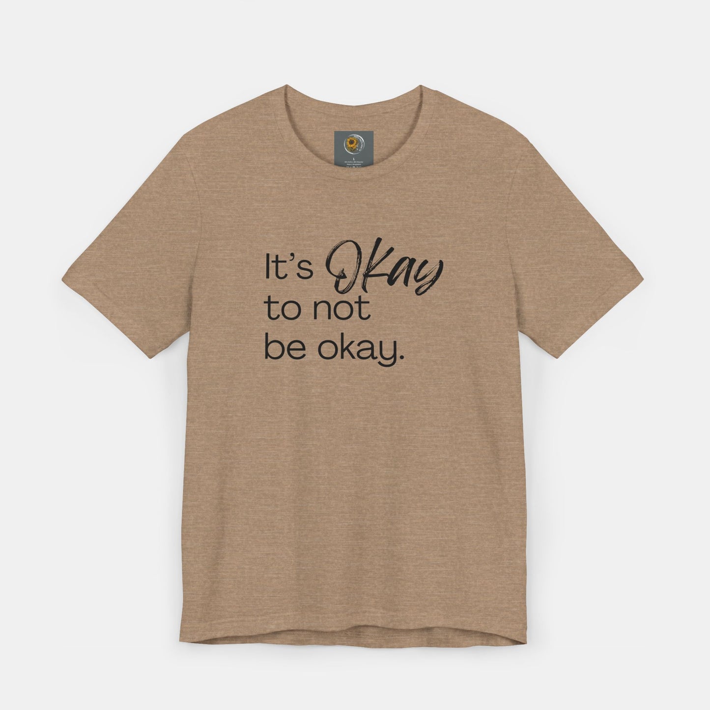 It's Okay to Not Be Okay-Mental Health Awareness-Unisex Short Sleeve T-Shirt - Mental Health Wear TN