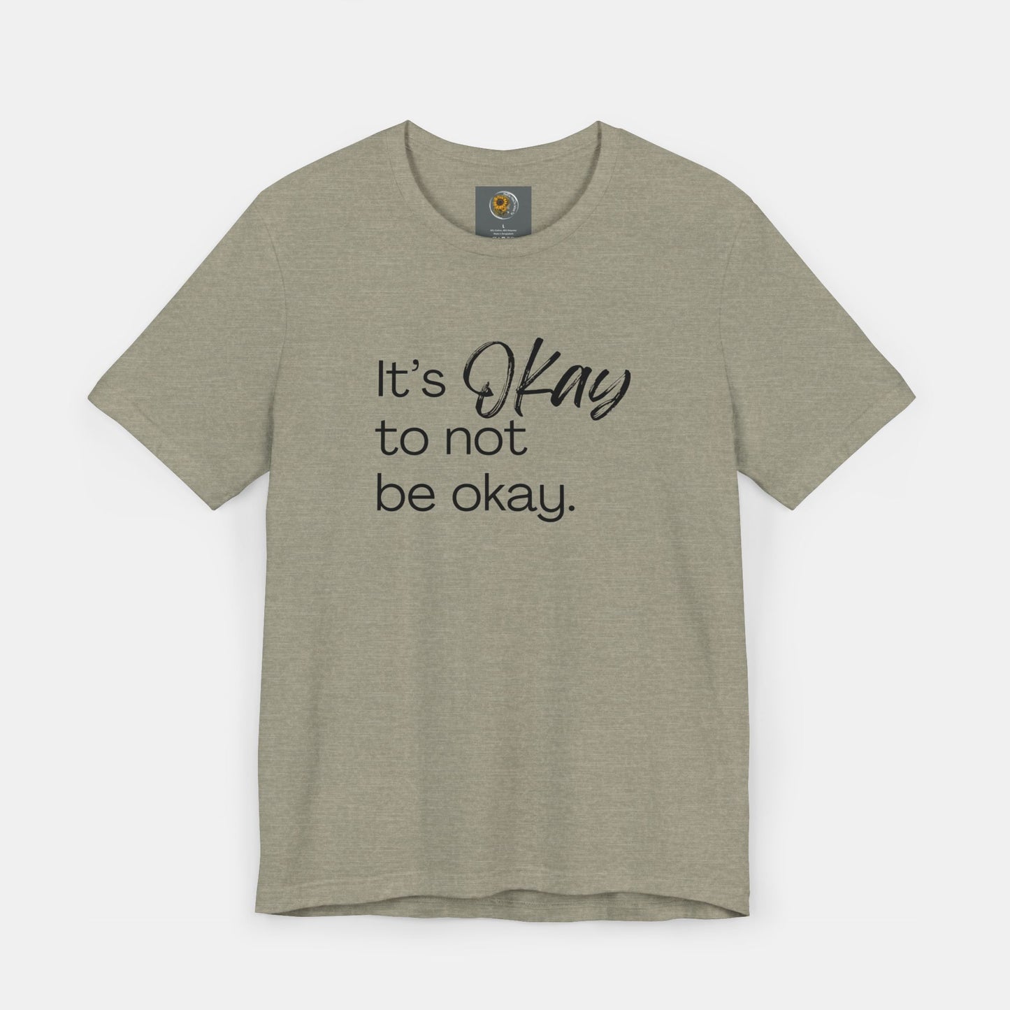 It's Okay to Not Be Okay-Mental Health Awareness-Unisex Short Sleeve T-Shirt - Mental Health Wear TN