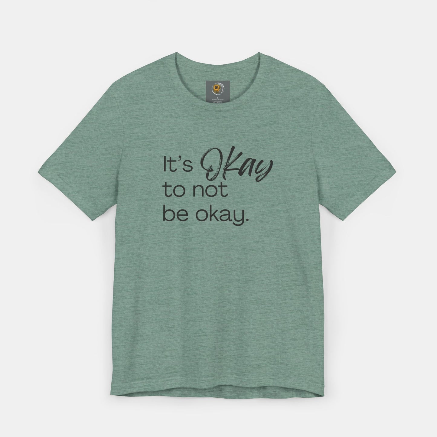 It's Okay to Not Be Okay-Mental Health Awareness-Unisex Short Sleeve T-Shirt - Mental Health Wear TN