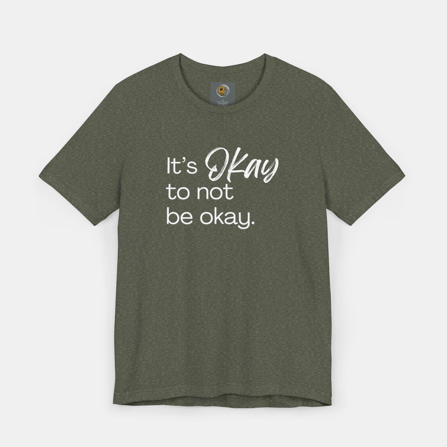 It's Okay to Not Be Okay-Mental Health Awareness-Unisex Short Sleeve T-Shirt - Mental Health Wear TN